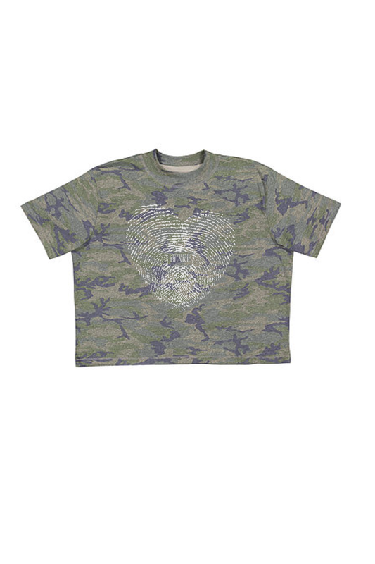 CAMO BOXY FINGERPRINT TEE