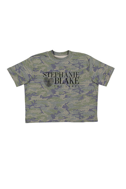 CAMO BOXY LOGO TEE